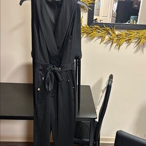 Chic Black Sleeveless Jumpsuit